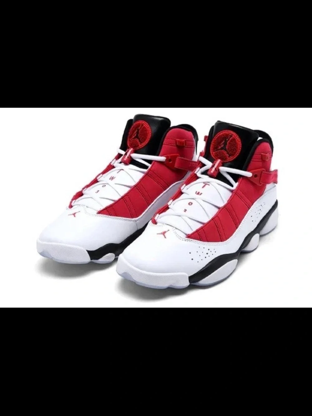 Nike Jordan 6 Rings White Carmine White Men's Size 11 Sneakers